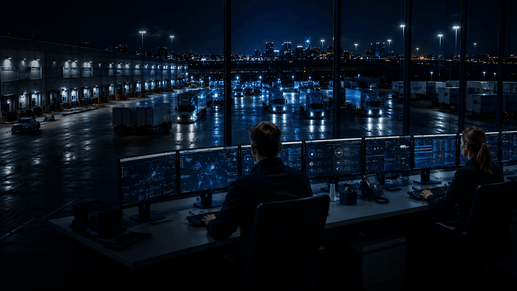 Next Gen Freight logistics control room